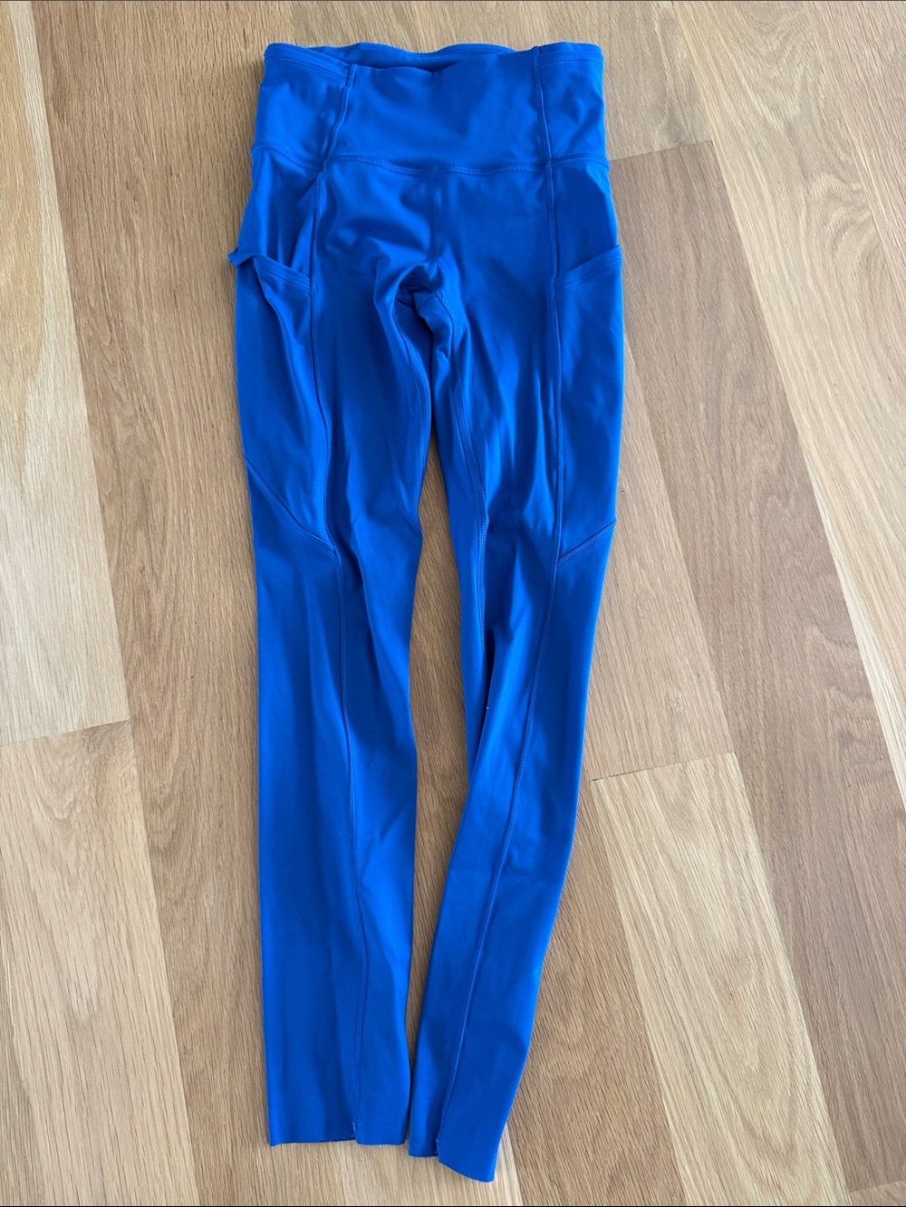 lululemon athletica Fast and Free Royal Blue High-Rise Leggings